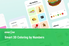Smart 3D Coloring by Numbers: A Stress-Relieving iOS App with AR and 3D Builder